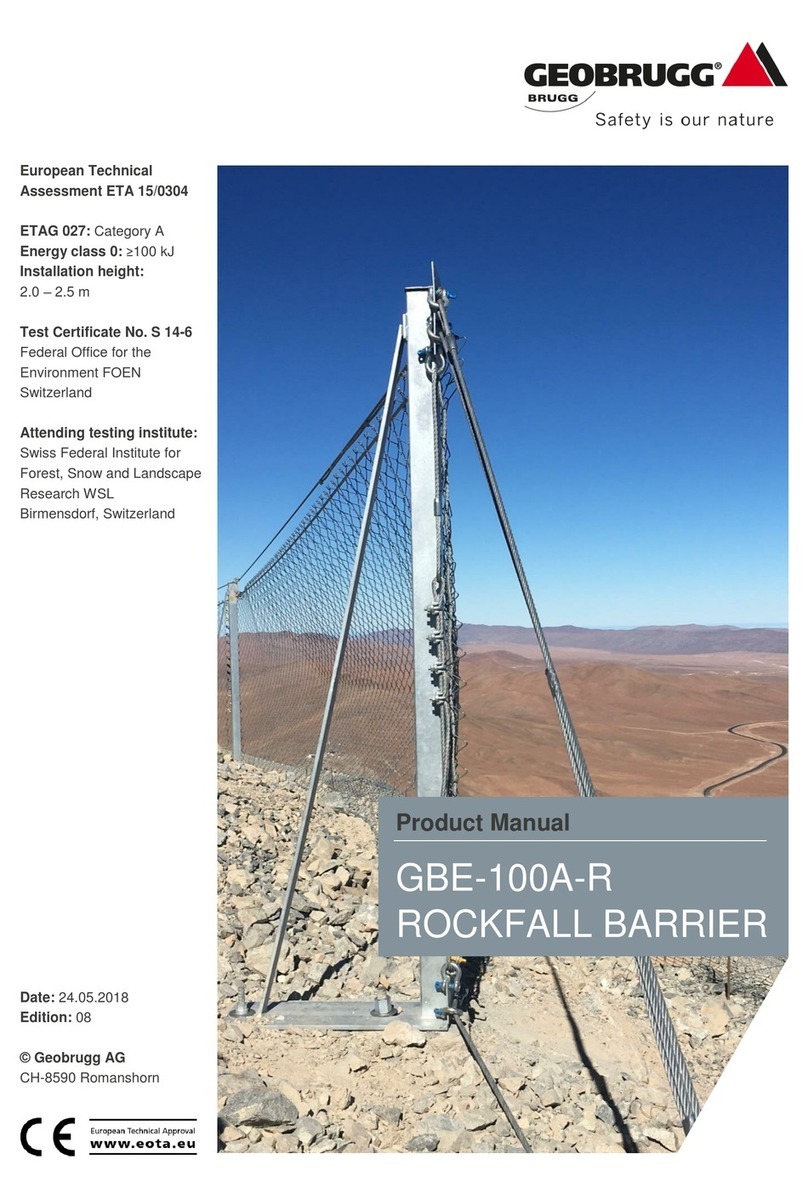 Geobrugg GBE-100A-R product manual