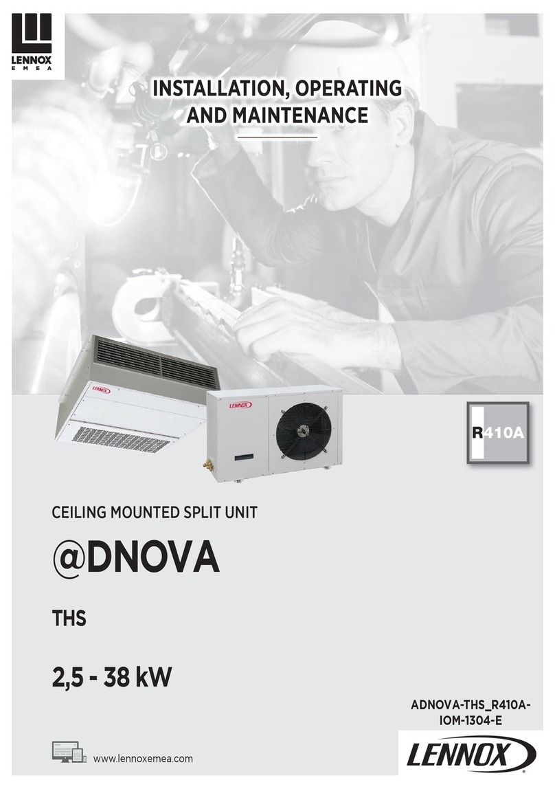 Lennox Adnova THS Series User manual