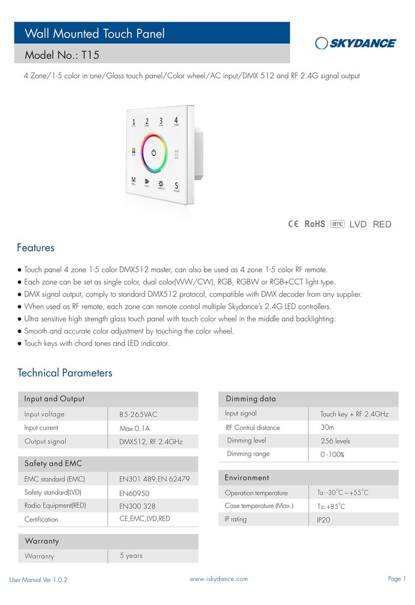 SKYDANCE T15 User manual
