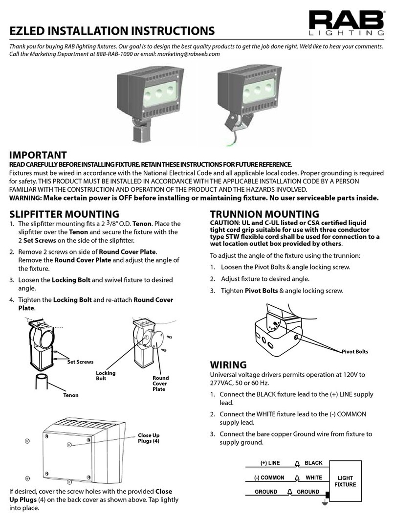 RAB Lighting EZLED User manual