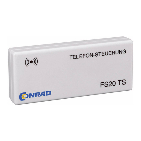 Conrad Electronic FS20 TS operating instructions