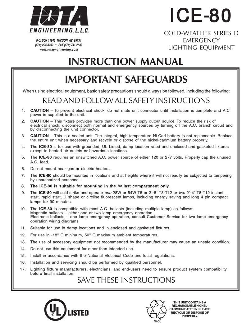 IOTA ICE-80 instruction manual
