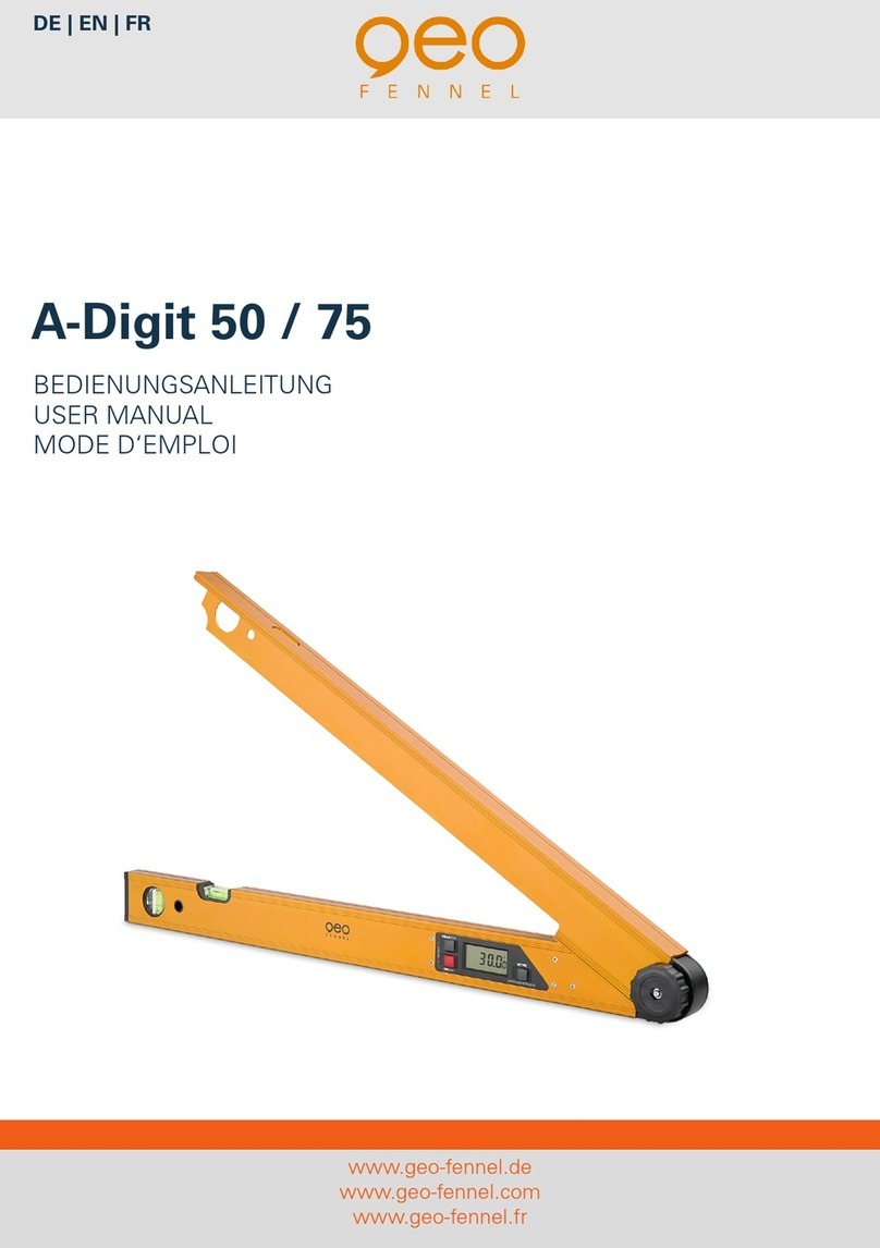 geo-FENNEL A-Digit 50 user manual