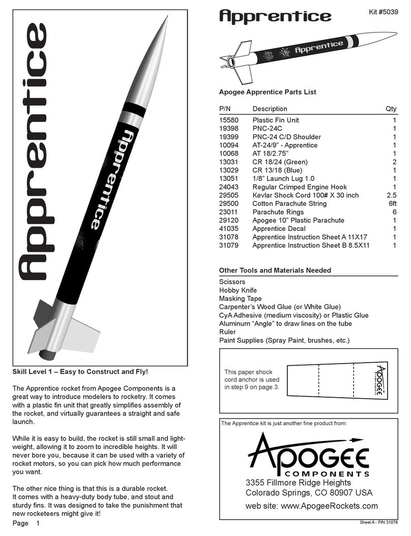 Apogee Apprentice 5039 manual