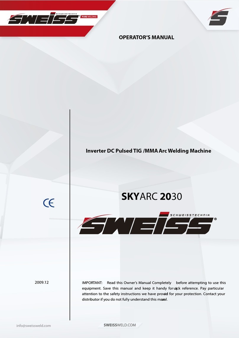 Sweiss SKYARC 2030 Operator's manual
