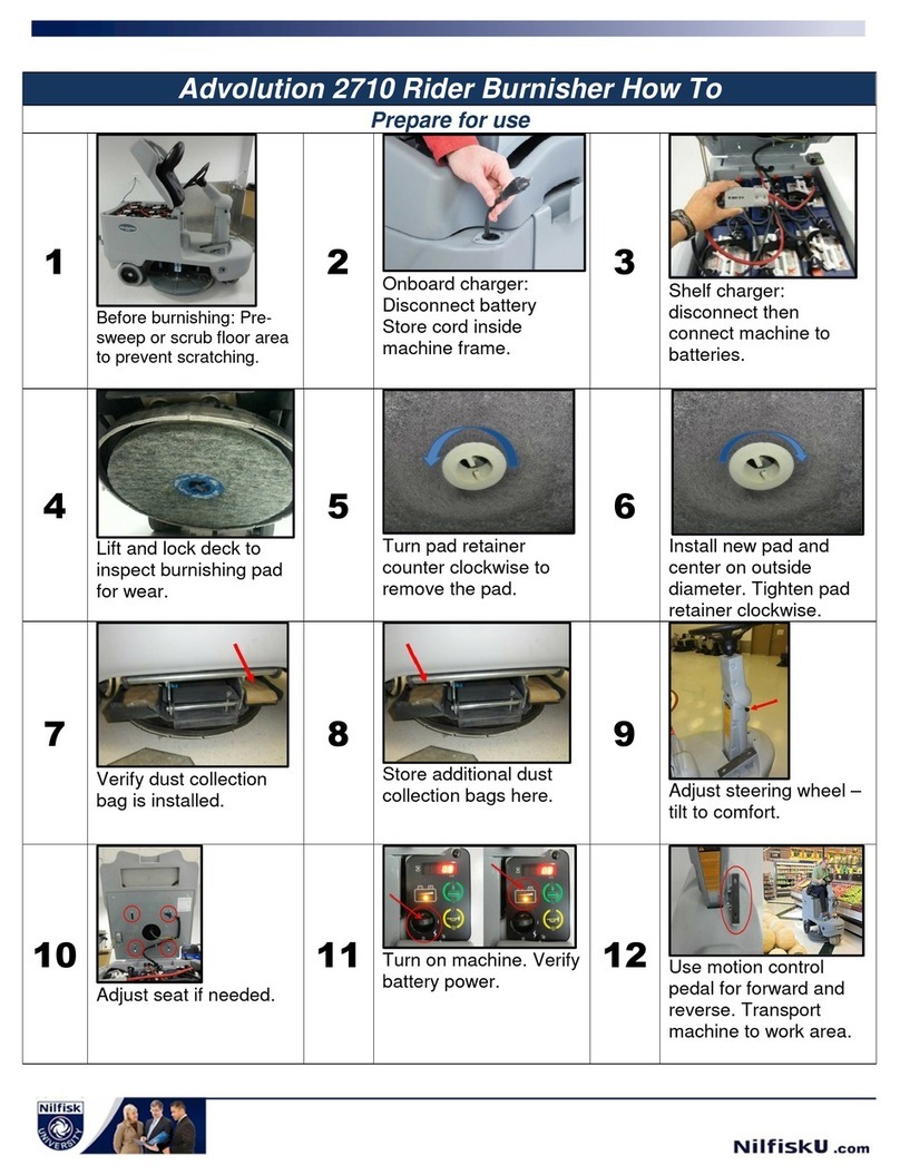 Nilfisk-Advance Advolution 2710 User manual
