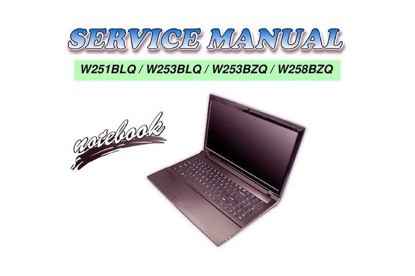 Clevo W251BLQ Service manual