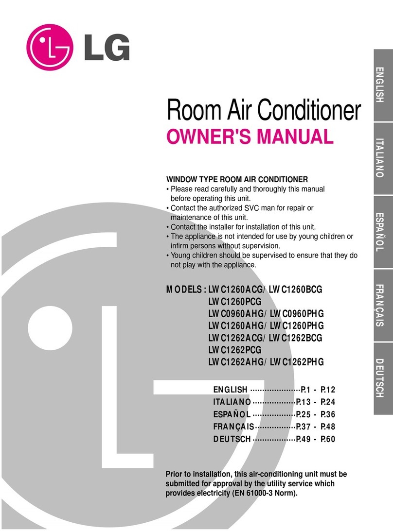 LG LWC1260ACG User manual