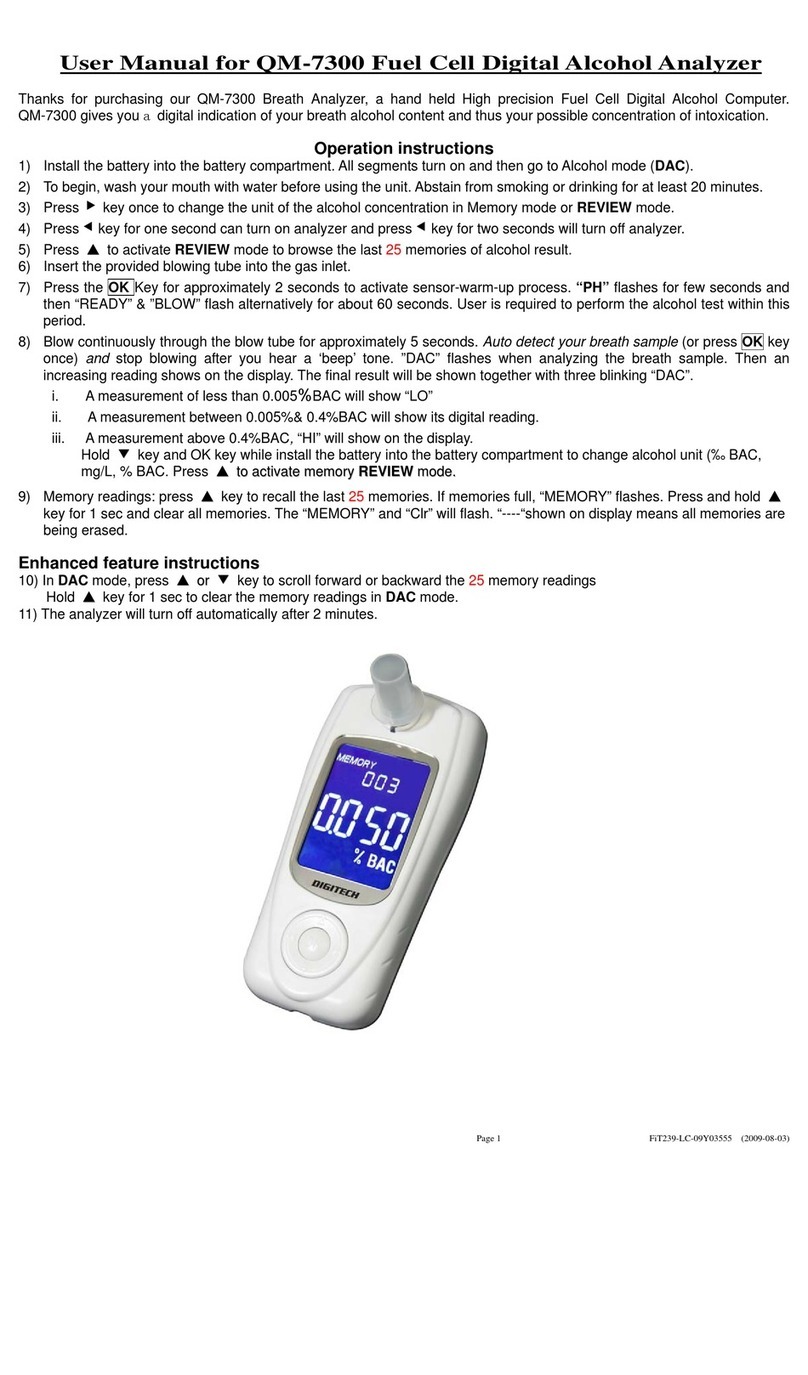 digi-tech QM-7300 user manual