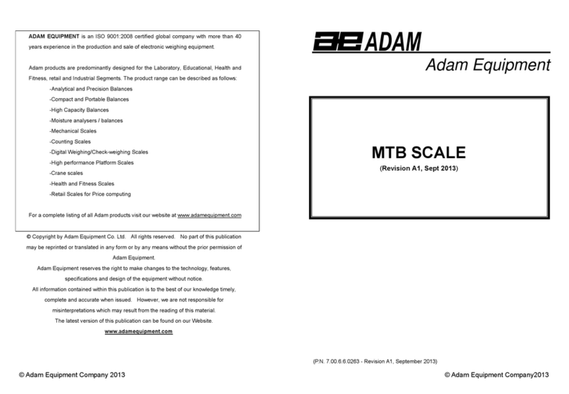 Adam Equipment MTB manual