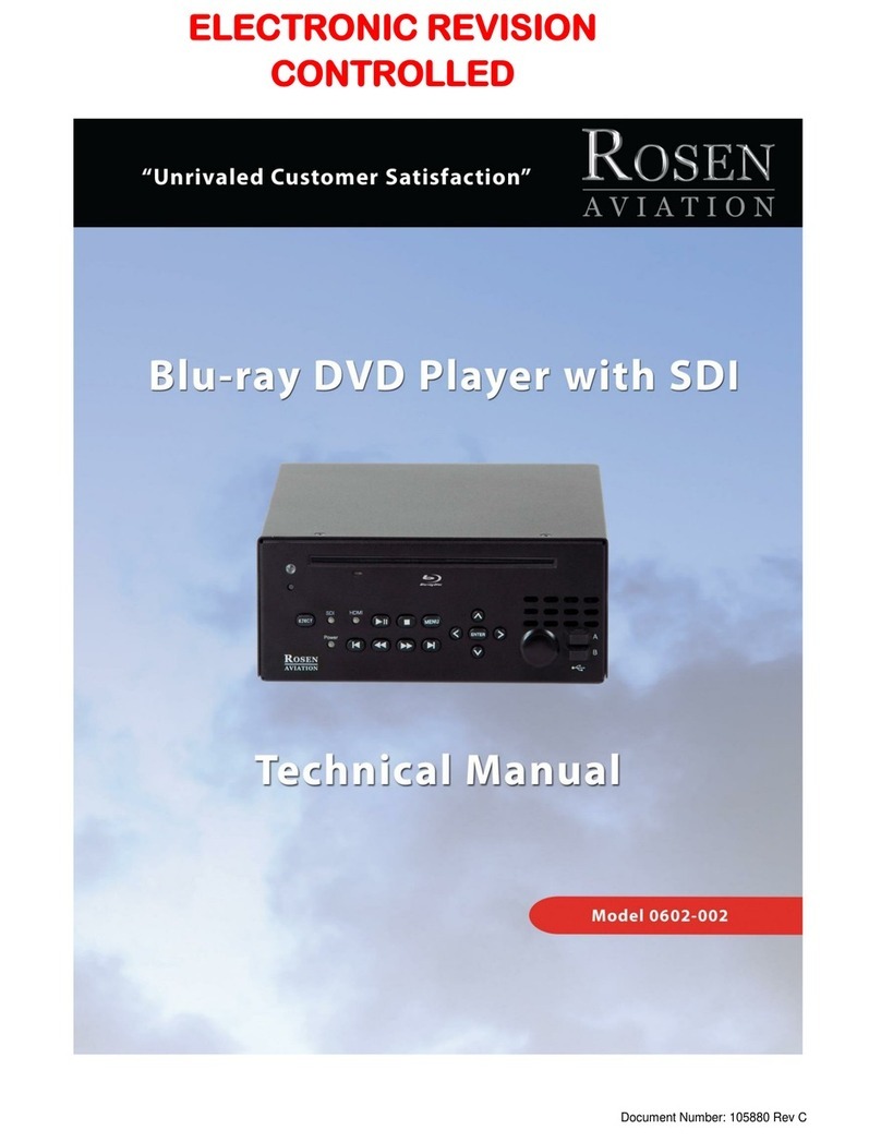 Rosen Aviation 0602-002 Technical manual