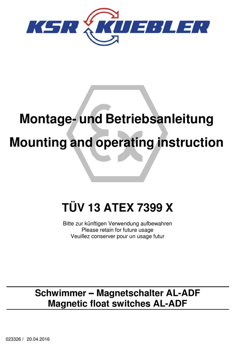 KSR KUEBLER AL-ADF Mounting and operating instructions