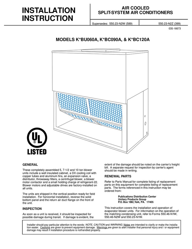 Luxaire K*BU060A Series User manual