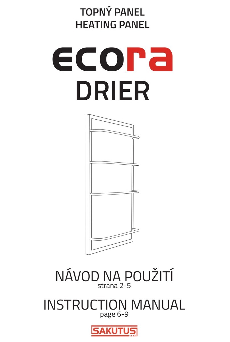 SAKUTUS ECORA DRIER 200 instruction manual