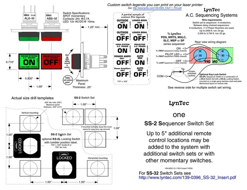LynTec SS-2 User manual