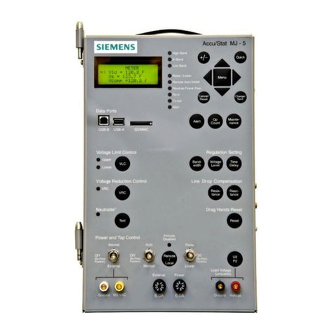 Siemens MJ-5 Installation and operation manual