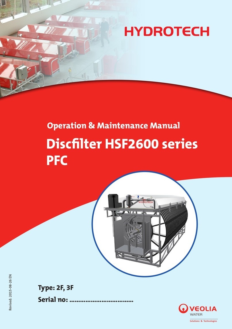 Hydrotech HSF2600 Series Operation & maintenance manual Hydrotech HSF2600 Series Operation & maintenance manual