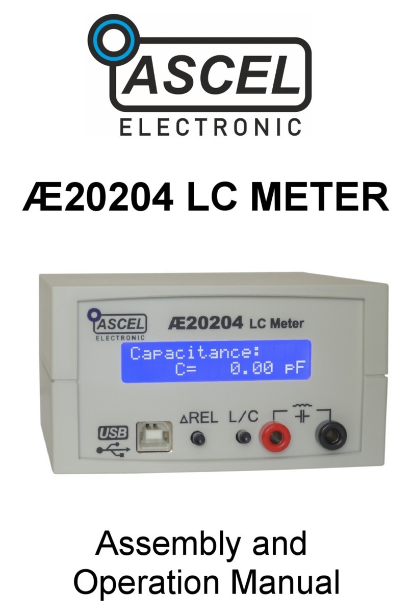 ASCEL Electronic AE20204 Installation and operating instructions