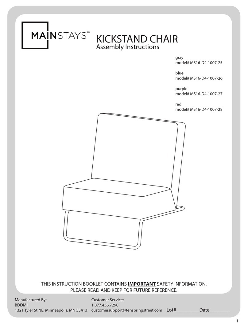Mainstays MS16-D4-1007-25 Assembly instructions Mainstays MS16-D4-1007-25 Assembly instructions