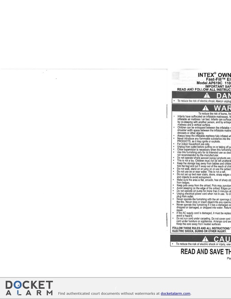 Intex Fast-Fill AP619C User manual