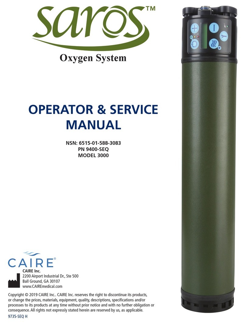 Saros 9400R-SEQ Operators & service manual