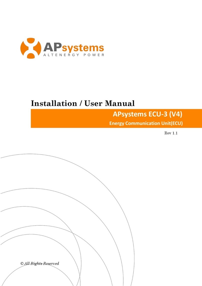 APsystems ECU-3 Installation and user manual