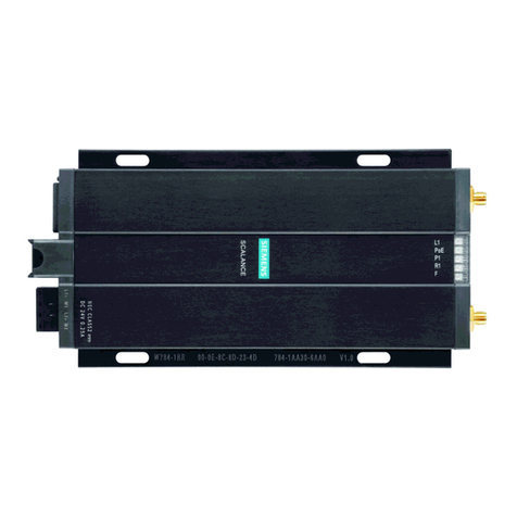 Siemens SCALANCE W784-1 Administrator guide