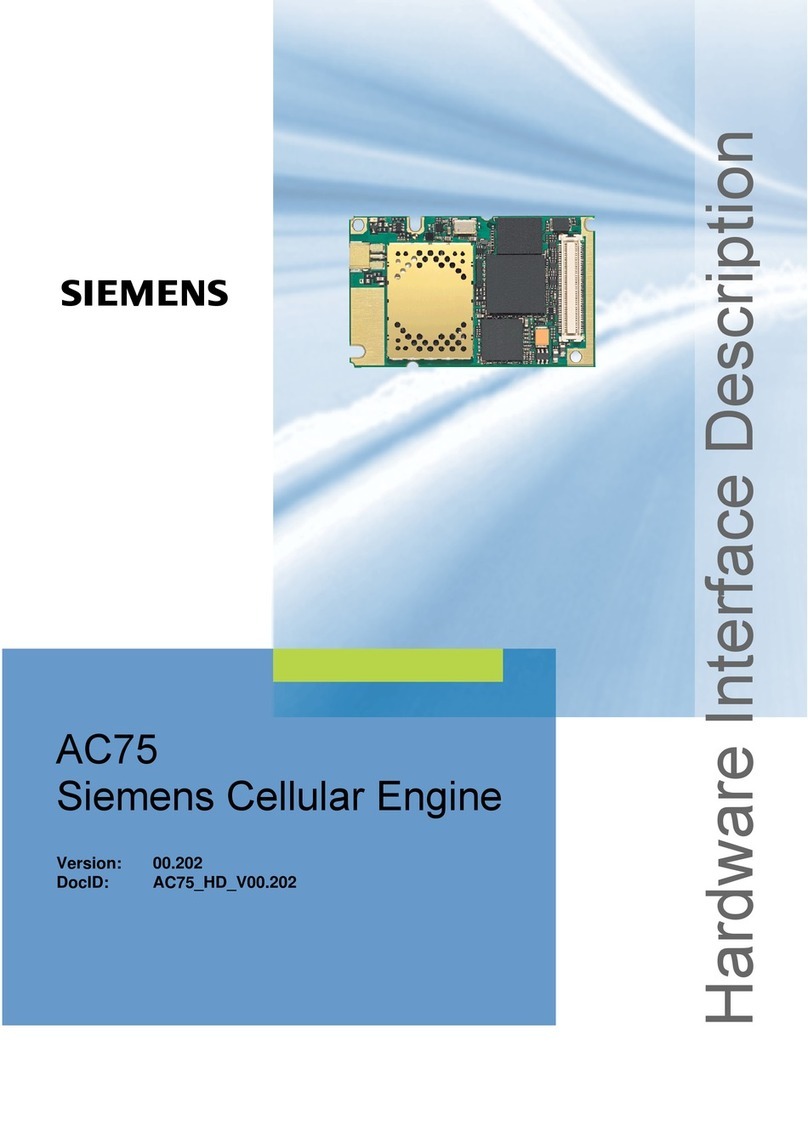 Siemens AC75 User manual