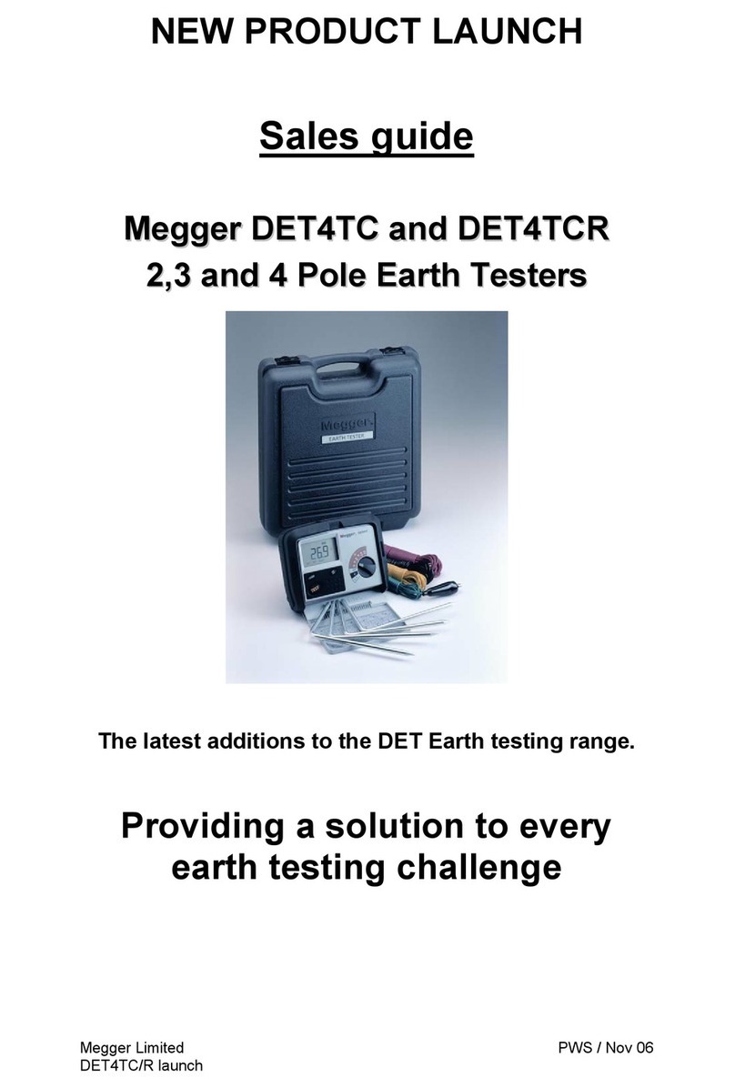 Megger DET3 Series Sales guide