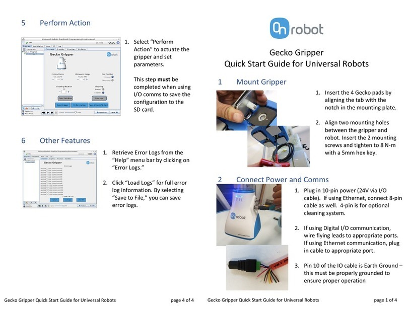 OnRobot Gecko Gripper quick start guide