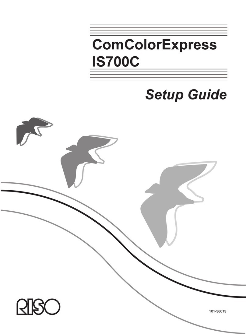 Riso ComColorExpress IS700C Setup guide Riso ComColorExpress IS700C Setup guide