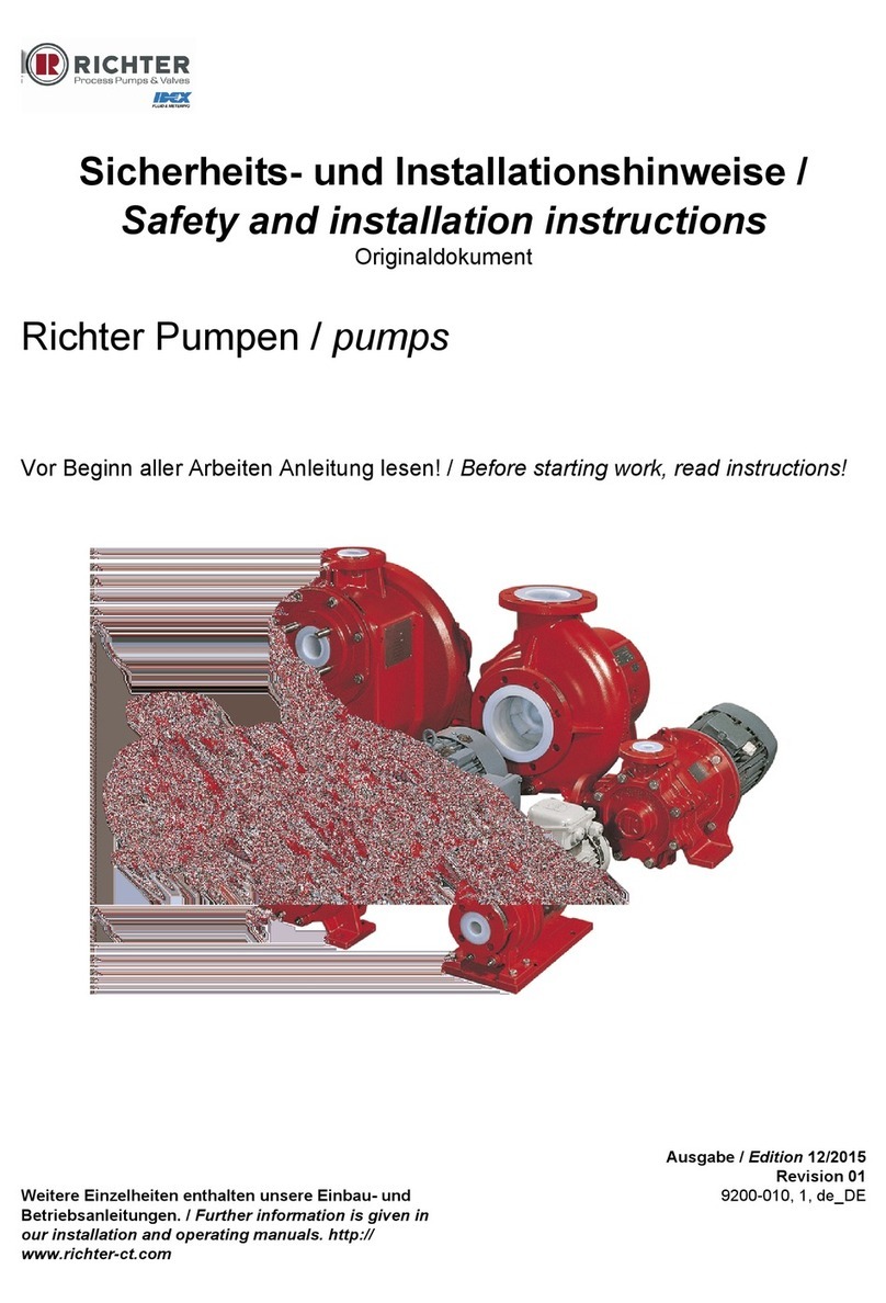 Richter MNK-B Safety and installation instructions Richter MNK-B Safety and installation instructions