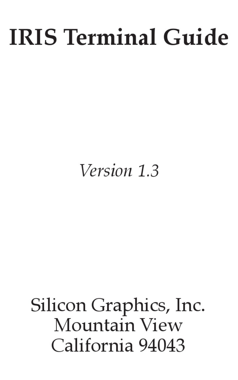 Silicon Graphics IRIS Series User manual