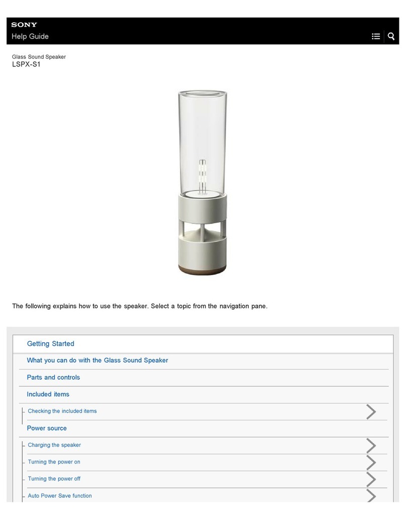 Sony LSPX-S1 Help guide