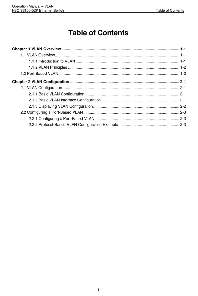 H3C S3100-52P Operation manual
