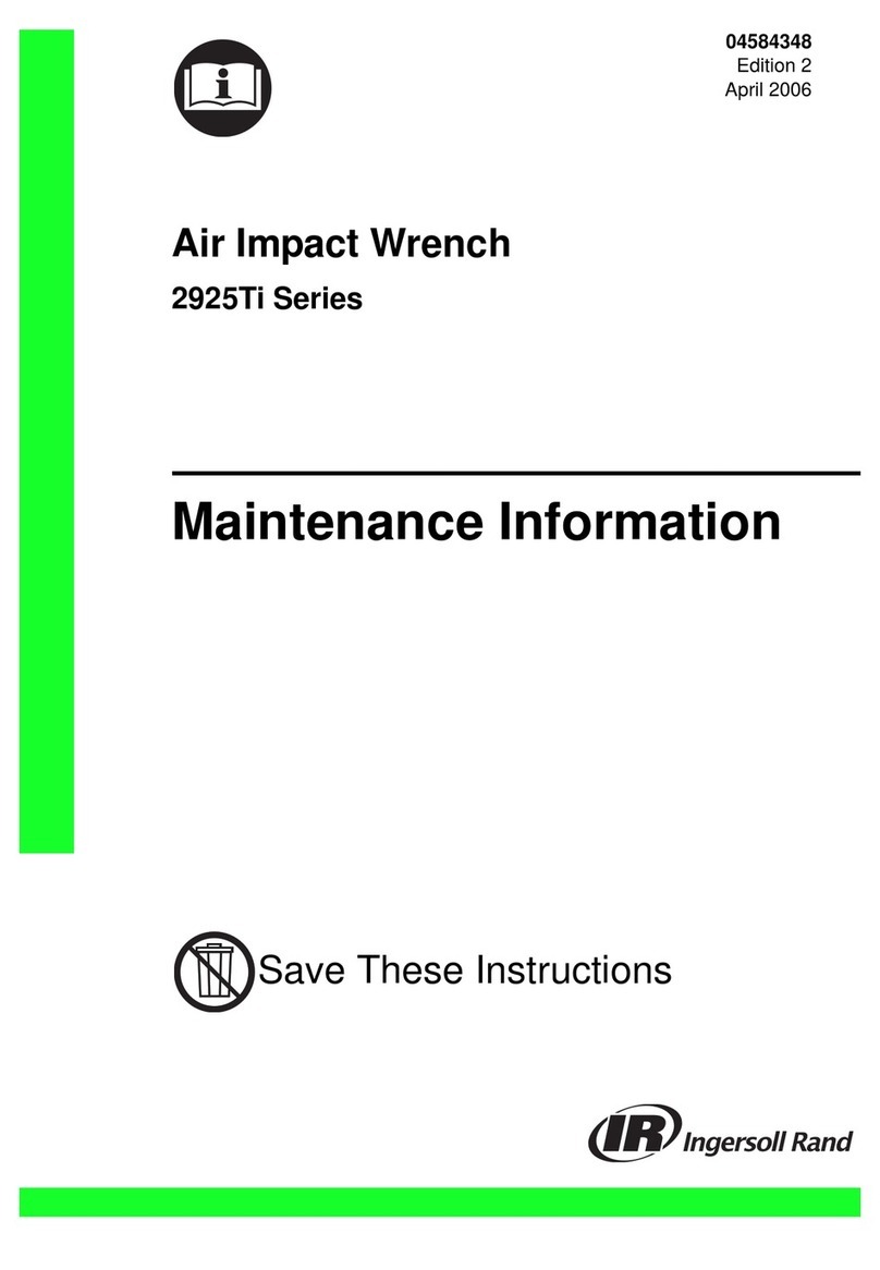 Ingersoll-Rand 2925P1Ti Series Maintenance information Ingersoll-Rand 2925P1Ti Series Maintenance information