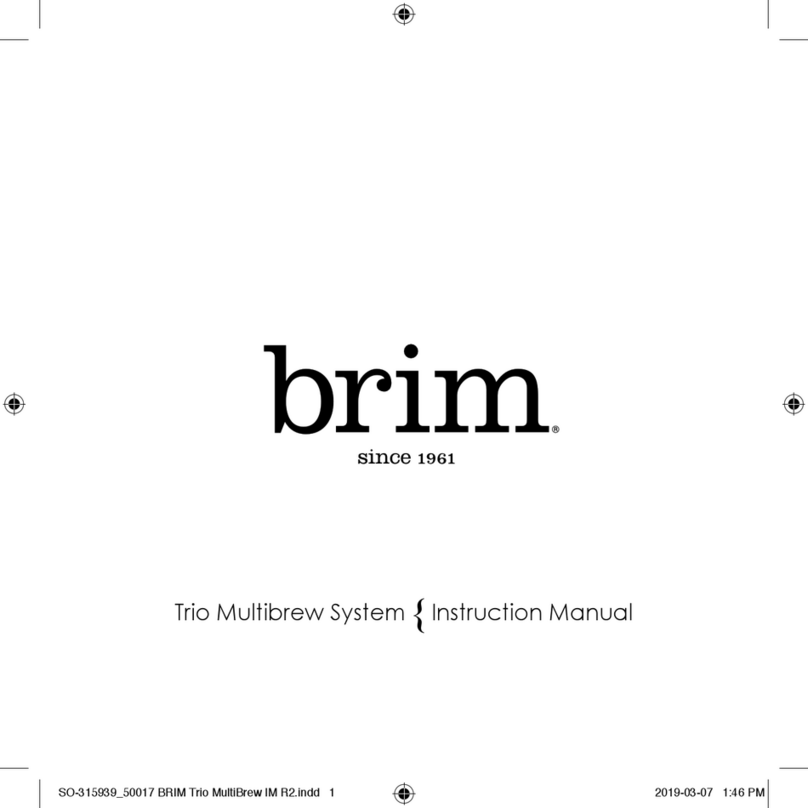 brim Trio Multibrew System instruction manual