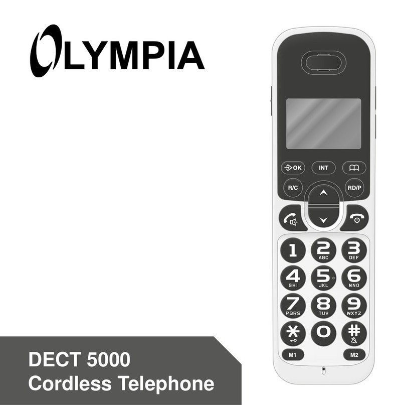 Olympia DECT 5000 manual