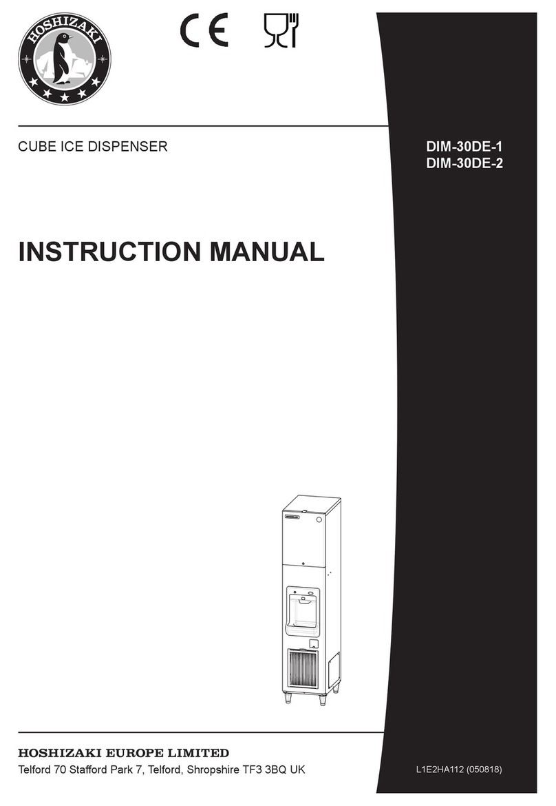 Hoshizaki DIM-30DE-1 User manual