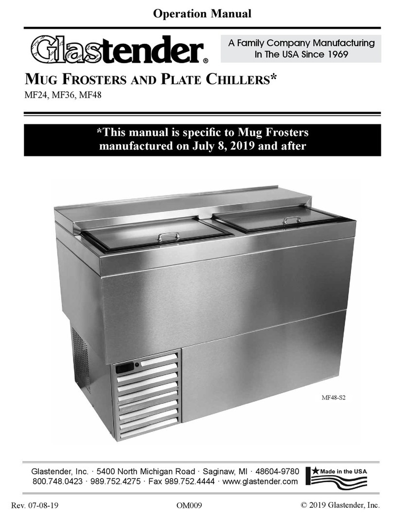 Glastender MF48 Series Operation manual