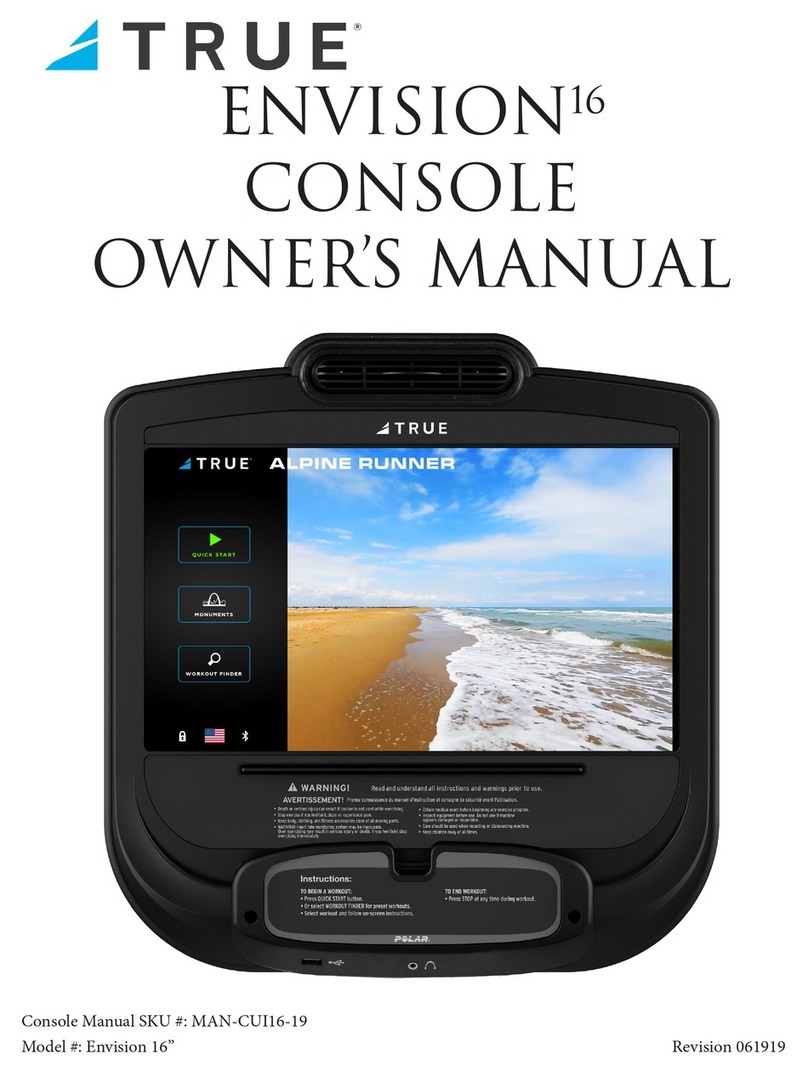 True ENVISION 16 owner's manual