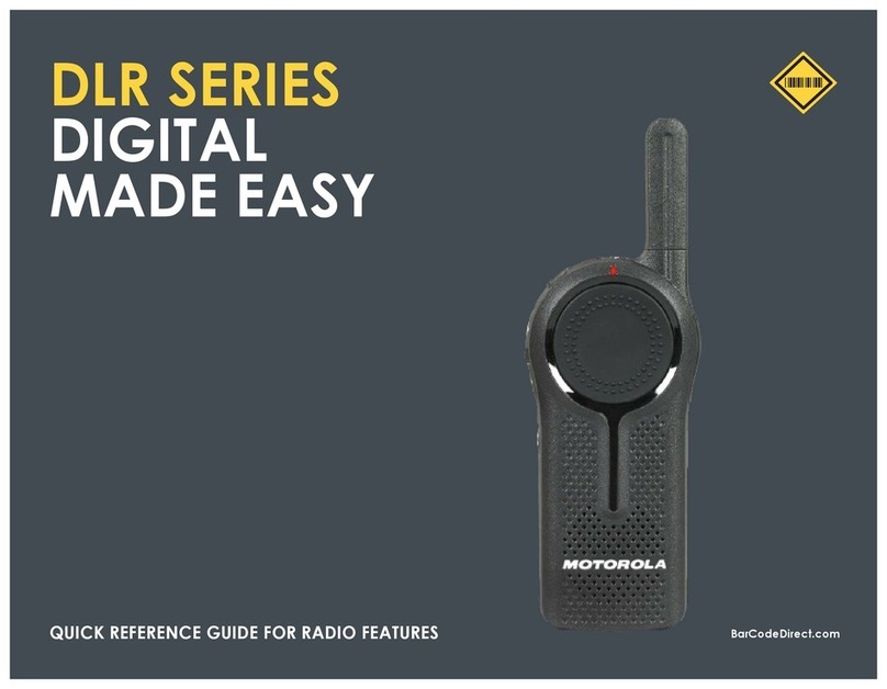 Motorola DLR SERIES User manual