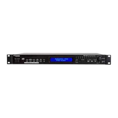 Marantz professional PMD-526C user guide