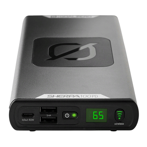 GOAL ZERO Sherpa 100PD User manual