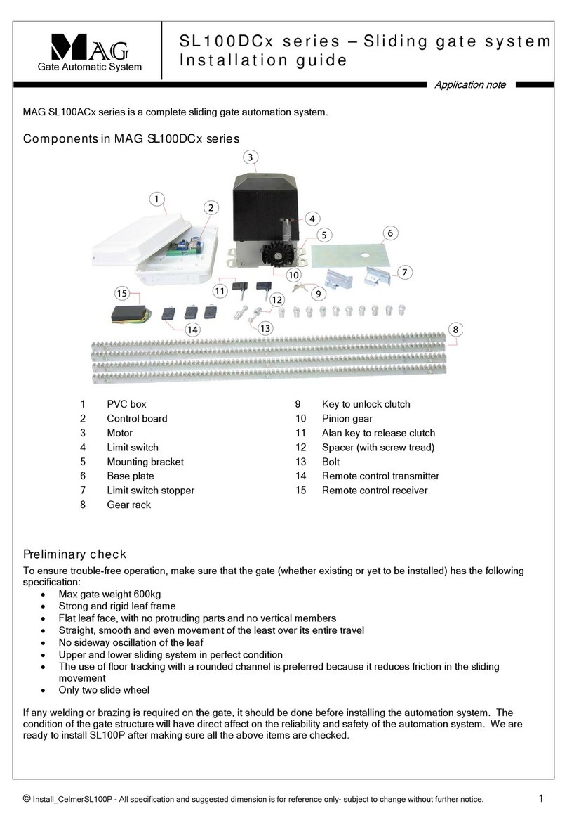 MAG SL100DC Series installation guide
