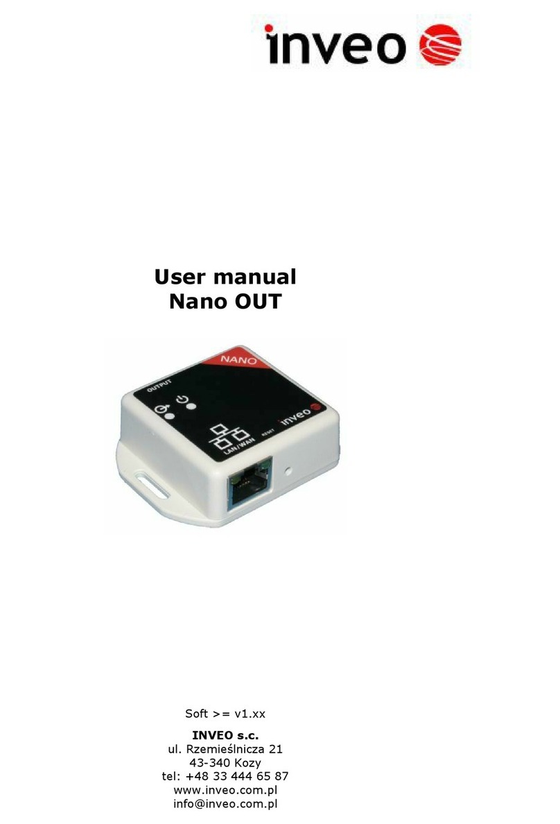 inveo Nano OUT User manual