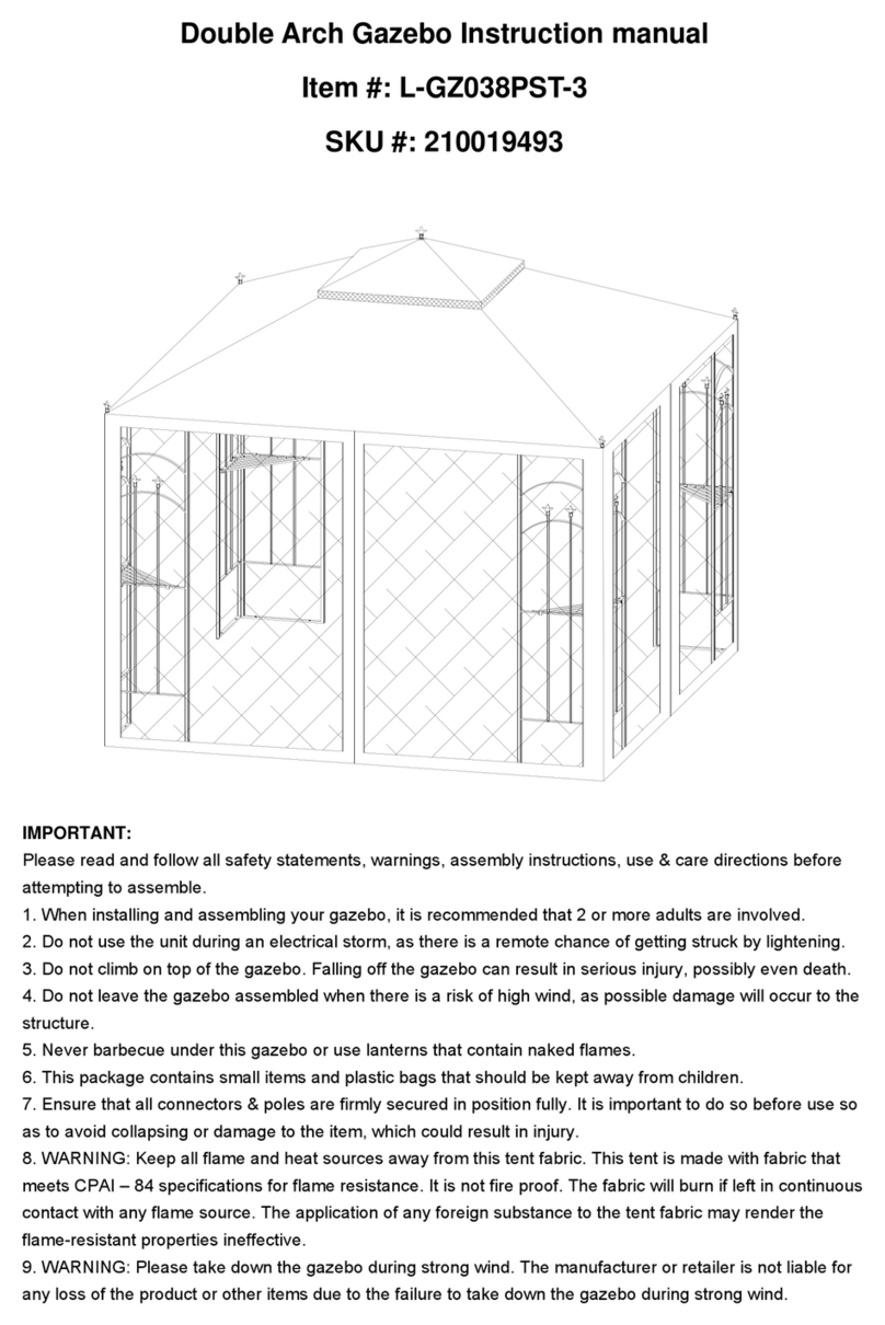 Sunjoy L-GZ038PST-3 User manual