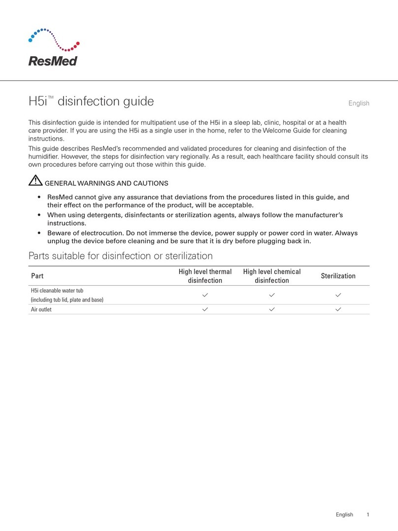 ResMed H5i User manual