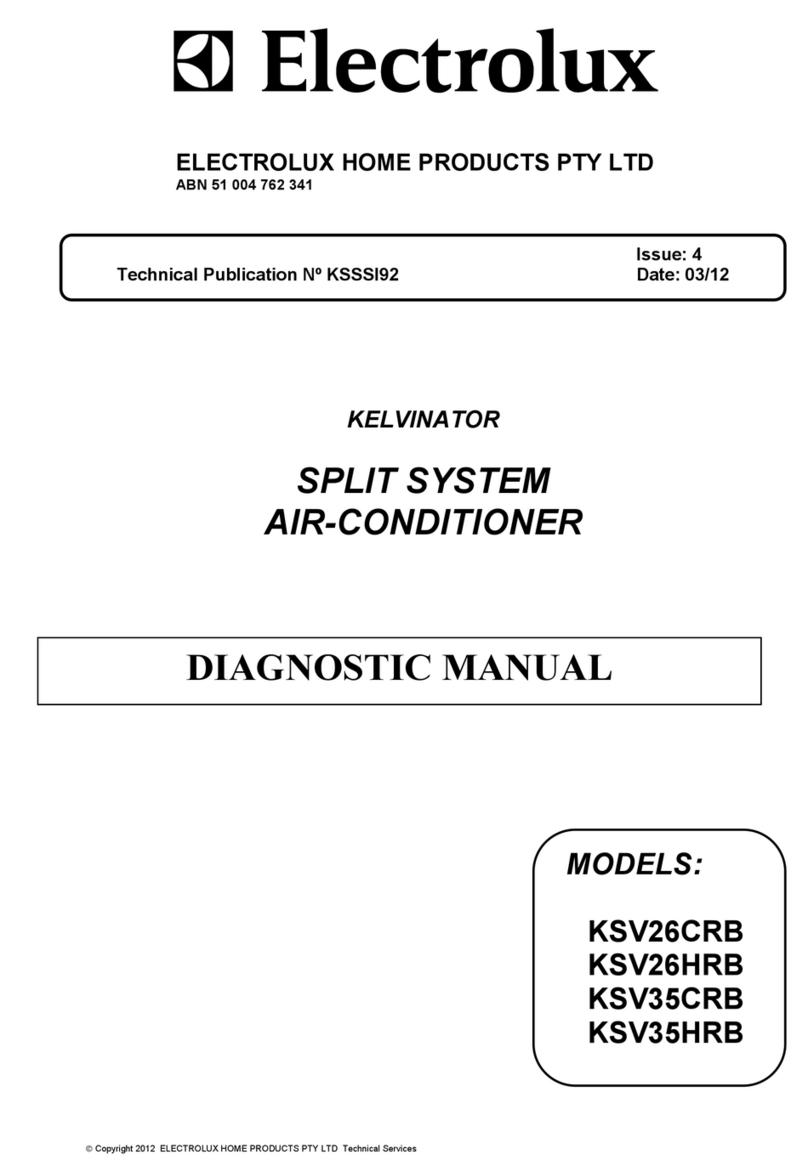 Electrolux Kelvinator KSV26HRB User manual