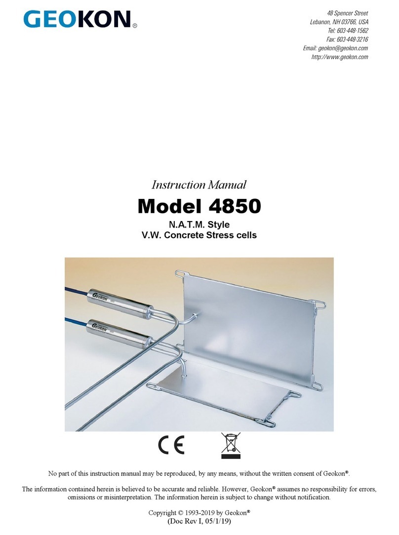 Geokon 4850 instruction manual